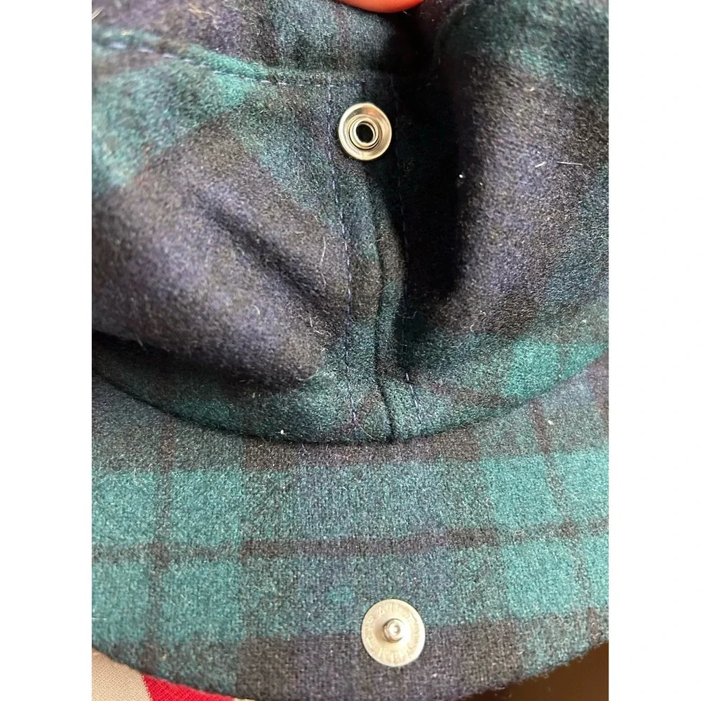 Pendleton Blackwatch Plaid Drivers Hat Mens Size L ( Fit 22